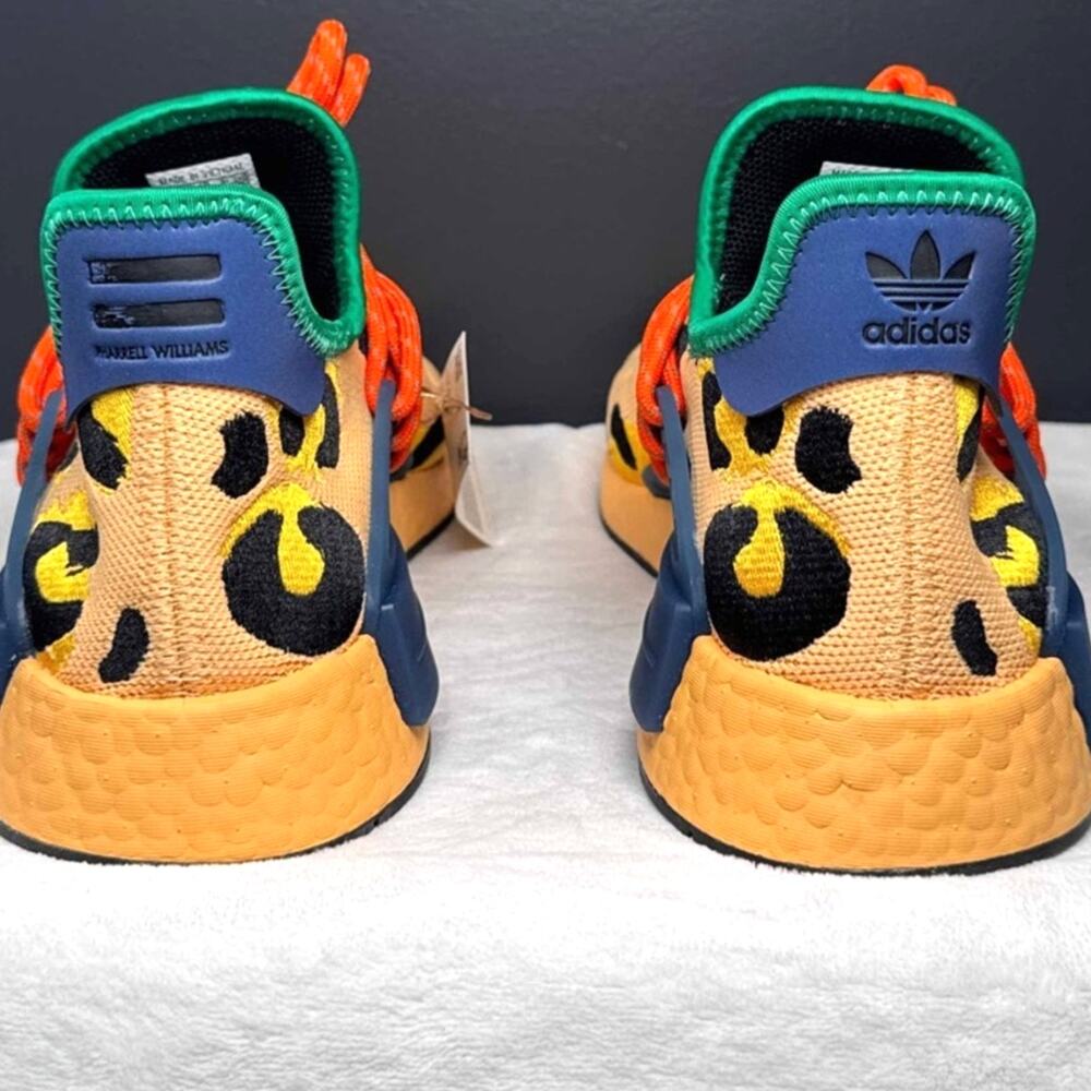 adidas x Pharrell Williams NMD Human Race “Animal Print / Pulse Amber” | 11.5M - Picture 6 of 11